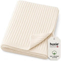 Receiving Blankets, 100% Organic Cotton Knit, Newborn Baby Swaddle | by huxie