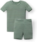 AVAUMA Stripe Pattern Baby Boys Girls Pajama Set Kids Toddler Snug fit Ribbed by AVAUMA