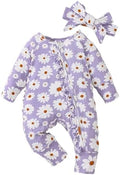 Mikrdoo Newborn Baby Girl Clothes Long Sleeve Romper by Mikrdoo