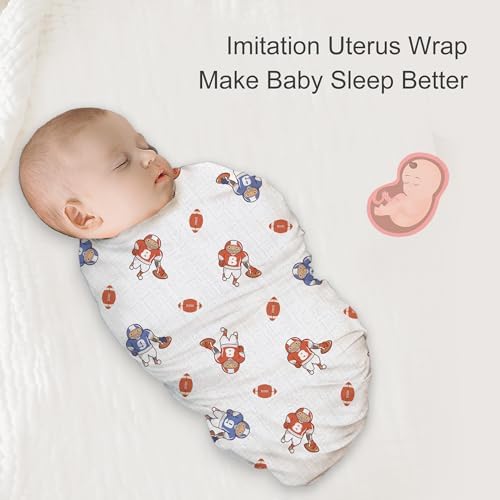 Baby Swaddle Blankets, Bamboo Muslin Receiving Blanket | 2-Pack, Lightweight & - Image 5