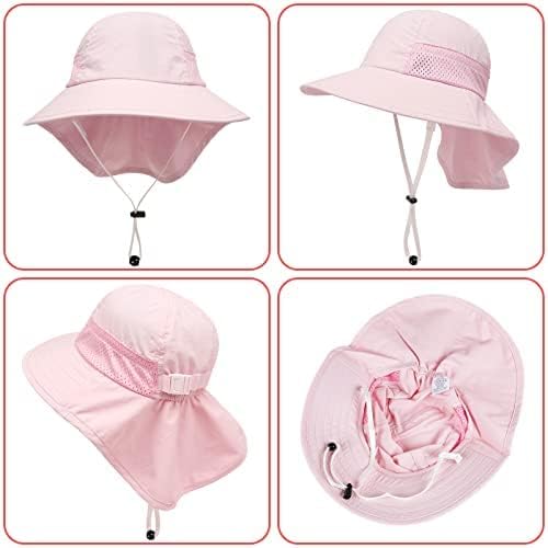 Toddler Baby Sun Hat Kids Summer Beach Essentials Adjustable Beach Hats - Image 3