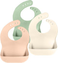 Cuddle Campus Set of 3 Silicone Bibs by CuddleCampus