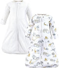 Hudson Baby Unisex Baby Cotton Long-Sleeve Wearable Sleeping Bag by HudsonBaby