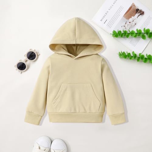 YOUNGER TREE Baby Clothes for Girls Boy Solid Color Hoodie and Sweatpants - Image 4