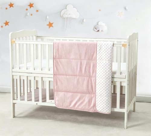 CREVENT Minky Baby Quilt Blanket - Image 5