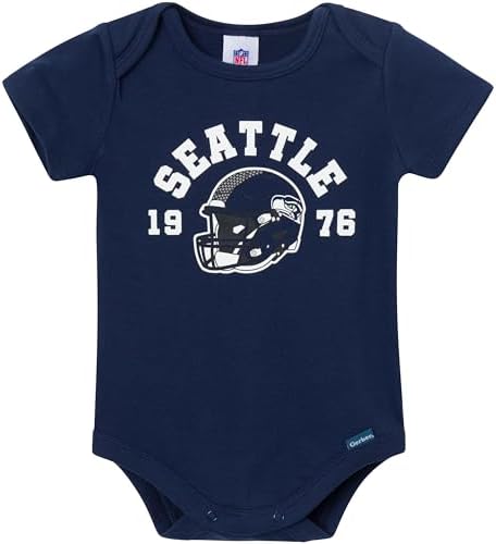 Gerber NFL Baby Boys 3-Pack Onesie Bodysuit - Image 2