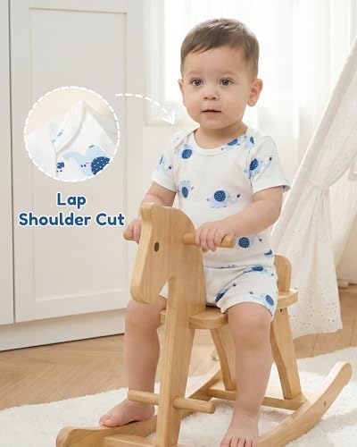 NZRVAWS Newborn Baby Boy Clothes Infant Romper 2-Pack outfit Cute Pattern - Image 2