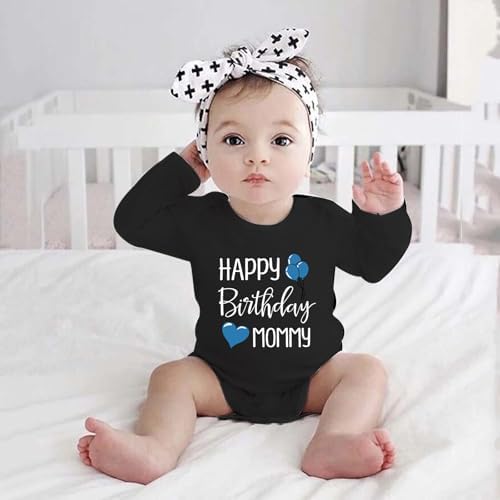 Happy Birthday Mommy Baby Bodysuit Happy Birthday Mommy Baby Outfit - Image 2