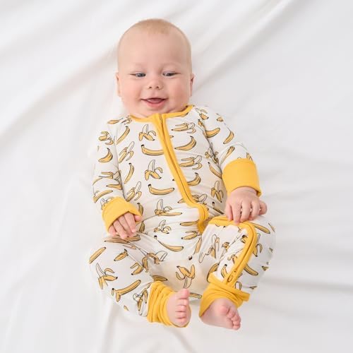 pureborn Baby Sleeper Viscose from Bamboo Zipper Footies Pjs 0-24 Months | - Image 6