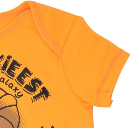 STAR WARS Baby 5-Pack Short Sleeve Bodysuits Newborn to Infant - Image 7