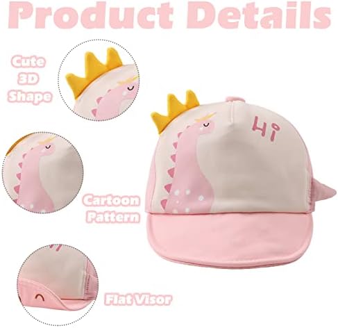 JANGANNSA Baby Duck Cap Infant Kids Sun Hat Bear Cute Cartoon Caps Spring Summer - Image 4