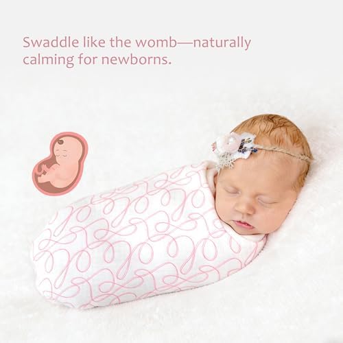 Baby Swaddle Blankets, Bamboo Muslin Receiving Blanket | 1-Pack, Lightweight & - Image 4