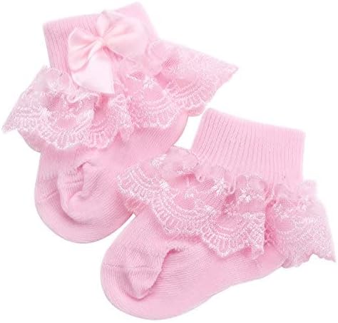 PrinceSasa Little Baby Girl Princess Lace Ruffles Socks Set - Image 5