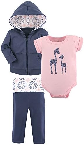 Yoga Sprout Bodysuit, and Track Jacket Set by Yoga+Sprout