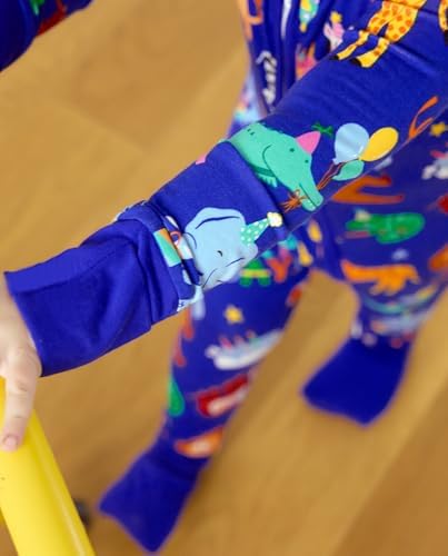 babee Reshinee Bamboo Viscose Baby Footie Pajama, Zipper Sleeper Boys Girls - Image 7