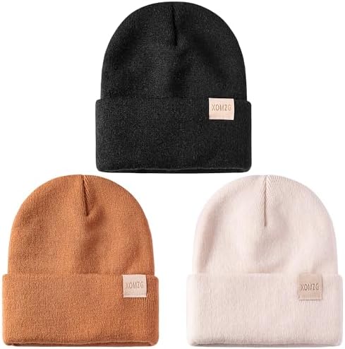XOMZG Toddler Beanie Kids Winter Hats Infant Warm Knit Cap Newborn Winter Warm by Unknown