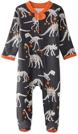 Butterblu Scout Sleep & Play 100% Organic Cotton Footed Zip Front PJs | GOTS by Butterblu