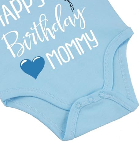 Happy Birthday Mommy Baby Bodysuit Happy Birthday Mommy Baby Outfit - Image 6
