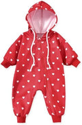 Unutiylo Unisex Baby Boys Girls Long Sleeve Infant Baby Zipper Hooded Jumpsuits by Unutiylo