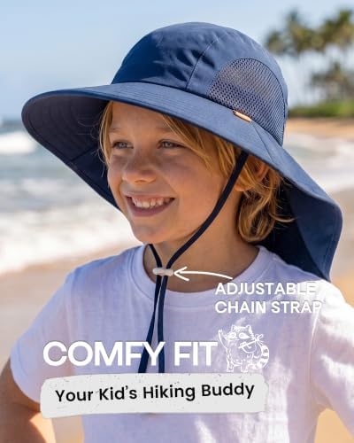 FURTALK Toddler Kids Sun Hat UPF 50+ Sun Protective Bucket Hat - Image 4