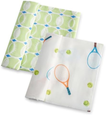 Baby Swaddle Blankets, Bamboo Muslin Receiving Blanket | 2-Pack, Lightweight & by IBESTOPIA