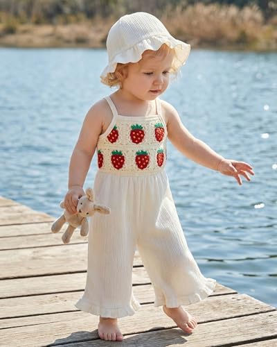 XUANHAO Baby Girl Clothes Infant Rompers Toddler Girls Summer Outfits 3M-3T - Image 2