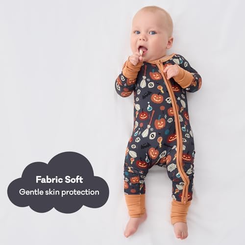 pureborn Baby Sleeper Viscose from Bamboo Zipper Footies Pjs 0-24 Months | - Image 3