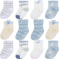 Aroveea Toddler Socks Non Slip Grip Ankle Baby 12 Pack by Aroveea