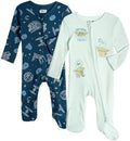 STAR WARS The Mandalorian Grogu Baby 2-Pack Footed One Piece Sleep N' Play by StarWars