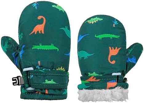 Toddler Mittens Lined Fleece Snow Gloves by Fynnsure