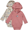 Hanes Baby Pure Comfort Long Sleeve Hoodie Bodysuits, Infant Bodysuits by Hanes