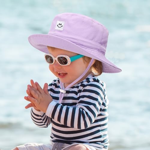 Baby Toddler Sun Hat, Kids Summer UPF 50+ Foldable Beach Bucket Hat - Image 2