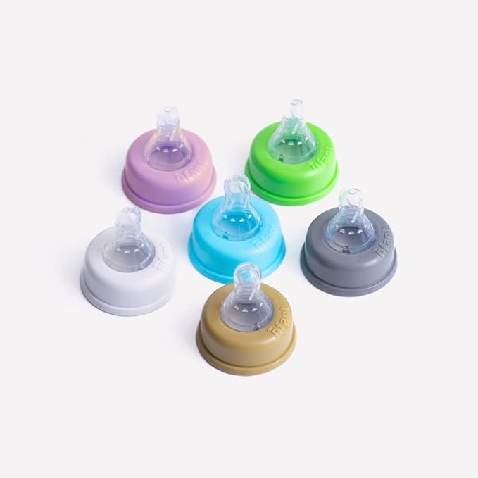 nfant | 2X Standard Flow Nipple, Blue (18ml/min), 4-Pack