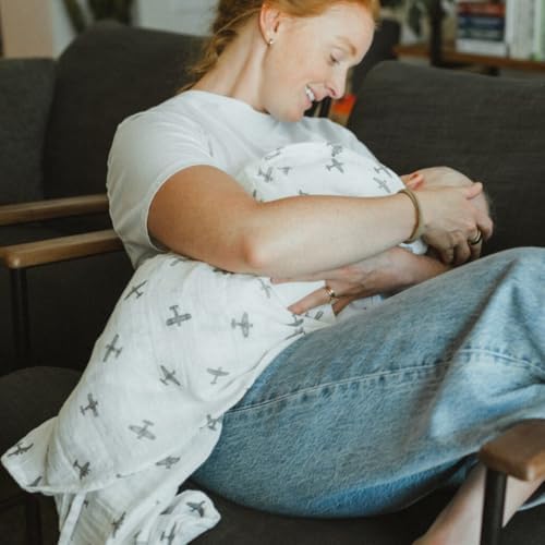 Little Unicorn Muslin Swaddle Blanket - Image 7