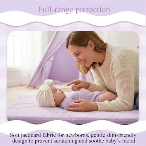 4Pack Preemie Hats Soft Ribbed Knit Baby Girl Turban Bow Hospital Caps - Image 6