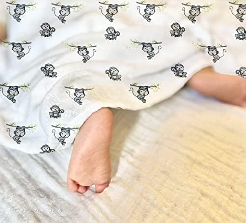100% Muslin Swaddle Blankets, Baby Swaddling Blankets - Image 3