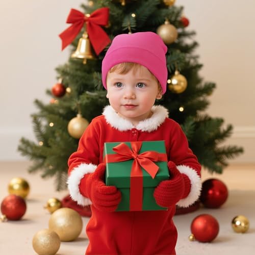 Zando Baby Beanie Newborn Hats Infant Toddler Seamless Warm Soft Knit Cap - Image 6