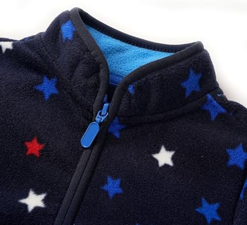 Toddler Boys Girls Fleece Jacket Lightweight Fall Spring 2-12 Years - Image 4