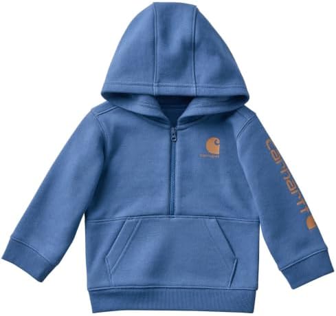 Carhartt Kid's CA6873 Half-Zip Logo Sweatshirt by Carhartt