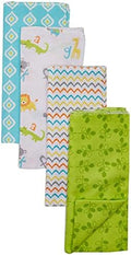 Luvable Friends Unisex Baby Cotton Flannel Burp Cloths, One Size by Luvable+Friends