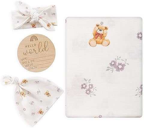 BabyWhale Muslin Swaddle Blanket by BabyWhale