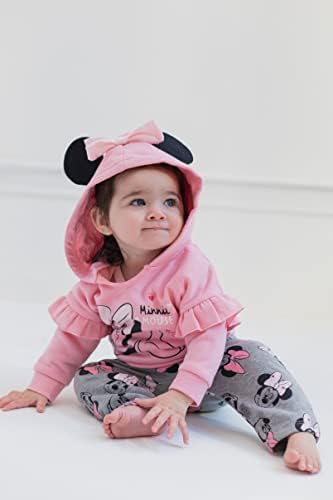 Disney Classics Winnie the Pooh Mickey Mouse Baby Hoodie Bodysuit and Pants 3 - Image 2