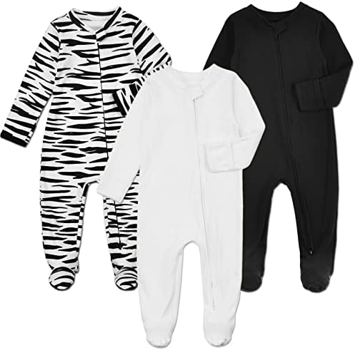 Aablexema Baby Footie Pajamas Cotton by Aablexema