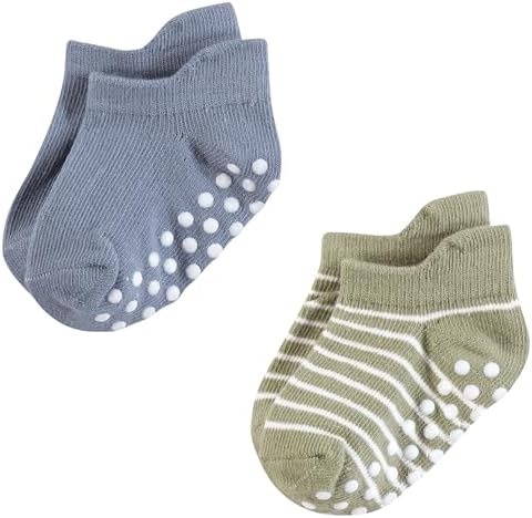 Hudson Baby Unisex Baby Non-Skid No-Show Socks - Image 7