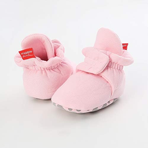 HsdsBebe Unisex Newborn Baby Cotton Booties Non-Slip Sole - Image 4