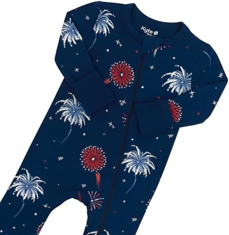 KYTE BABY Soft Bamboo from Rayon Long Sleeve Unisex Bodysuit, 0-24 Months - Image 3