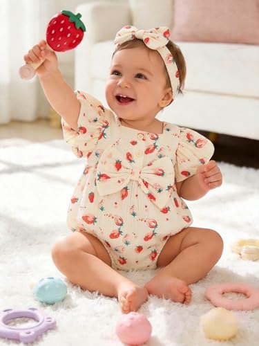 Vibebox Baby Girls Clothes Summer One-sies Romper Outfit Preemie-18 Months - Image 2