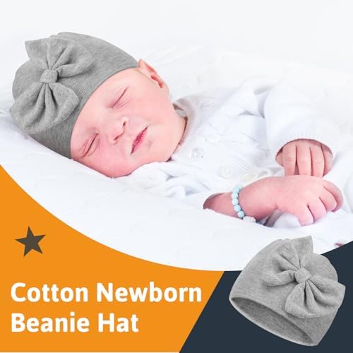 Cuffbow 4 Pcs Preemie Hats Baby Cap - Image 6
