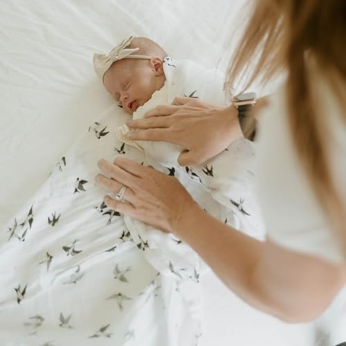 Little Unicorn Muslin Swaddle Blanket - Image 5
