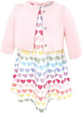 Hudson Baby Infant and Toddler Girls Cotton Dress and Cardigan Set by HudsonBaby